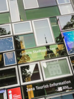 ©JenaKultur Foto: A. Hub Stadtspeicher Jena , Markt, Hologrammfassade