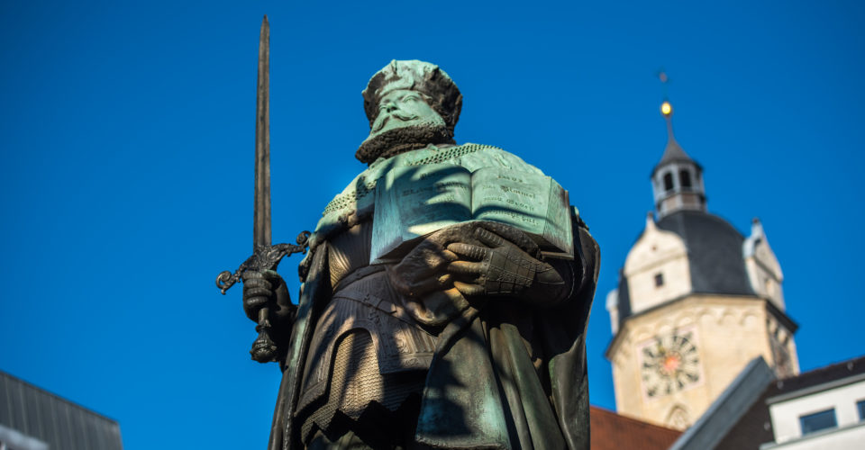 Jena, Hanfried, Denkmal, Kunst, Universitätsgründer, Johann Friedrich Kurfürst von Sachsen